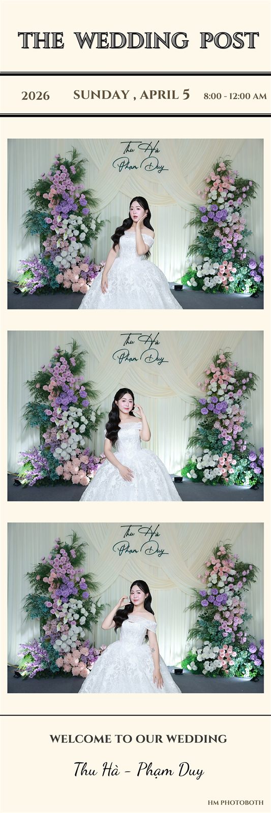 Dải photo strip in từ phần mềm